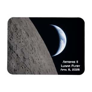 Artemis II Lunar Flyby Magnet