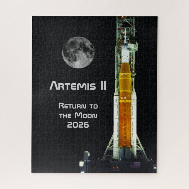 Artemis II Moon Mission Jigsaw Puzzle (Vertical)