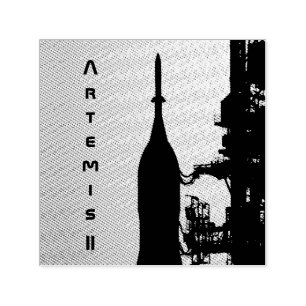 Artemis II to Launch Pad Self-inking Stamp