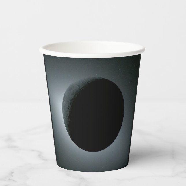 Artemis II Total Solar Eclipse Paper Cups (Front)