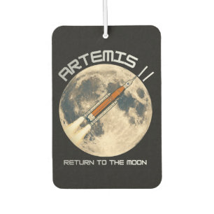 Artemis moon mission car air freshener