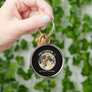 Artemis moon mission key ring