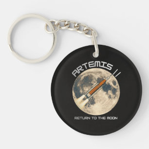 Artemis moon mission key ring