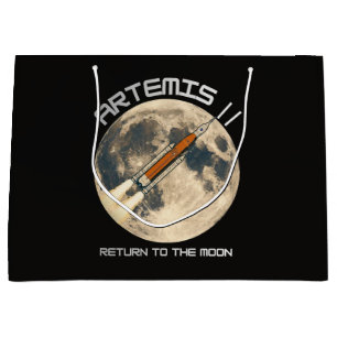 Artemis moon mission large gift bag