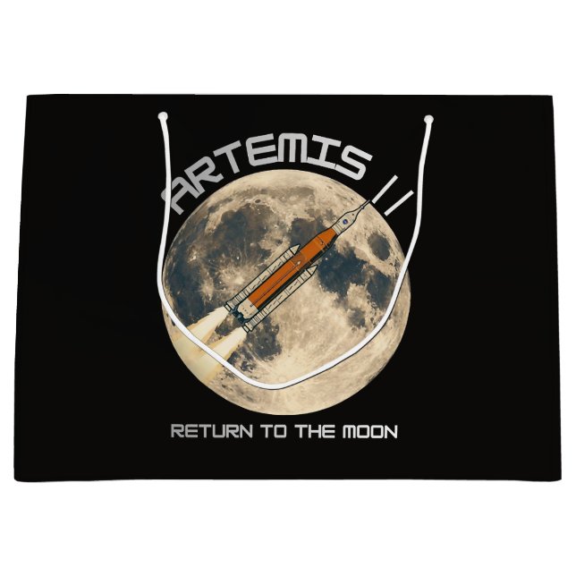 Artemis moon mission large gift bag (Front)