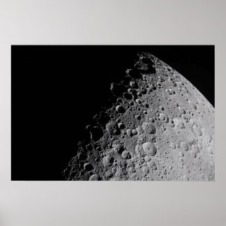 Artemis Moon Mission Lunar Surface Poster