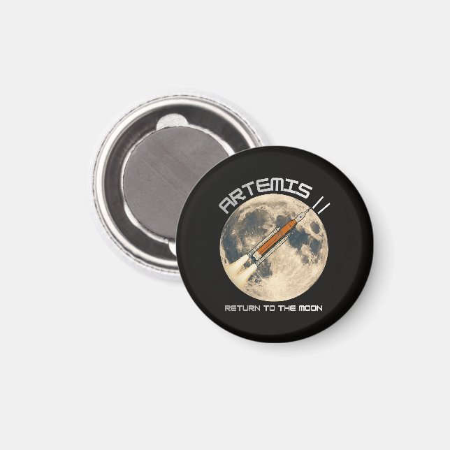 Artemis moon mission magnet (Front/Back)