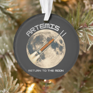 artemis moon mission ornament