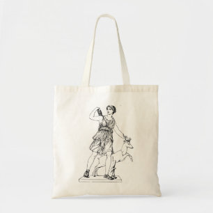 artemis, moon, mythology, diana, luna, greek, mars tote bag