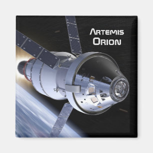 Artemis Orion SLS Moon Mission Magnet