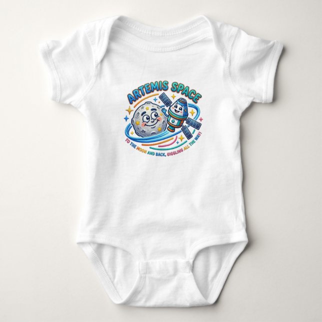 ARTEMIS SPACE BABY BODYSUIT (Front)