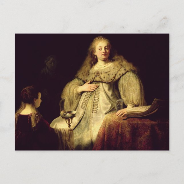 Artemisia, 1634 postcard (Front)