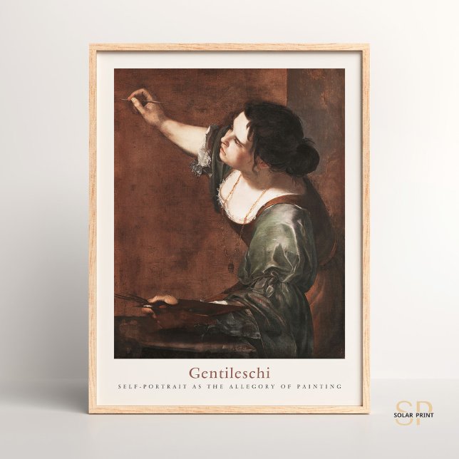 Artemisia Gentileschi Self-Portrait Art Baroque Poster (Creator Uploaded)