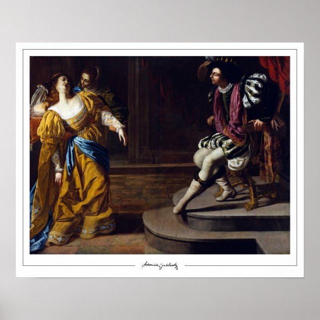 Artemisia Gentileschi Zedign Art Poster #20 (Front)