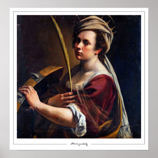 Artemisia Gentileschi Zedign Art Poster #4 (Front)