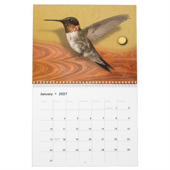 arteology 2009 wildlife calendar (Jan 2027)