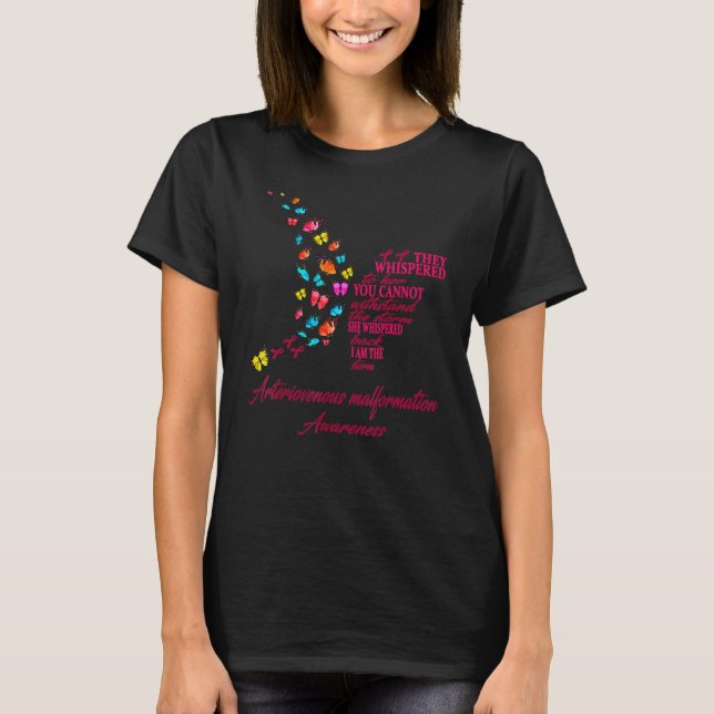 Arteriovenous Malformation Avm Warrior Im Fine T-Shirt (Front)