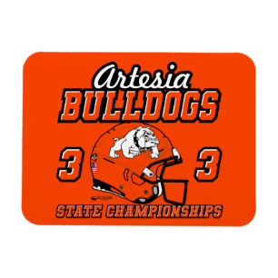 Artesia Bulldogs 33 State Championships Magnet