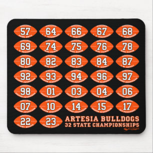 Artesia Bulldogs Football State Champs Mousepad