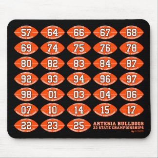 Artesia Bulldogs Football State Champs Mousepad