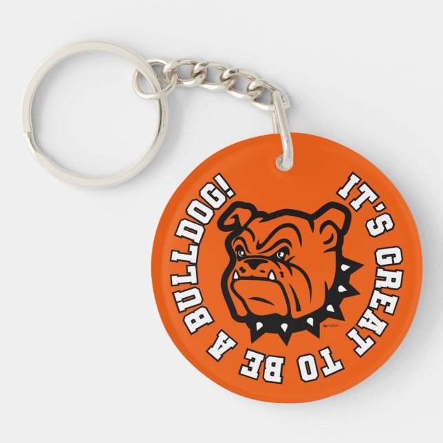 Artesia Bulldogs "It's Great To Be A Bulldog" Key Ring (Front)