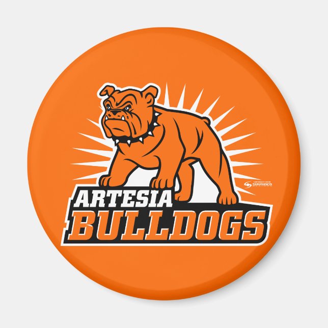 Artesia Bulldogs Magnet (Front)