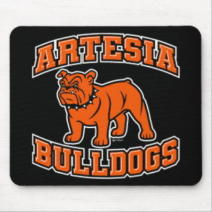 Artesia Bulldogs "Orange Dog" Mouse Pad