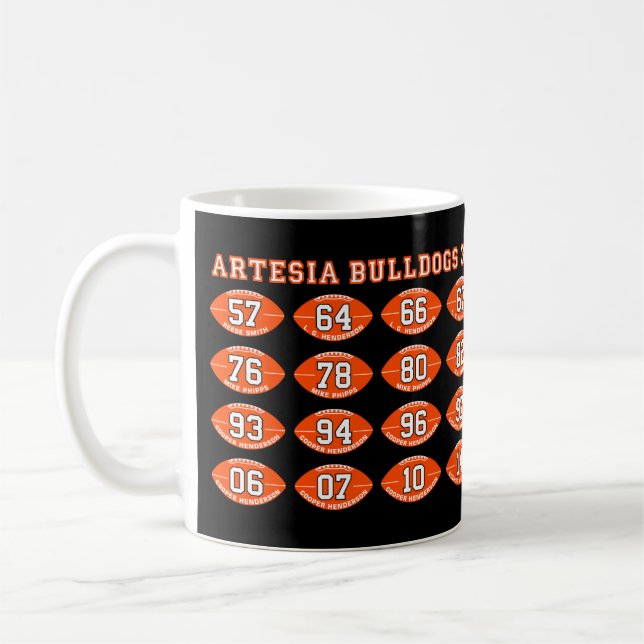 Artesia Bulldogs State Champs Football Mug (Left)