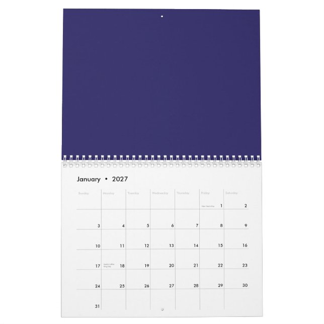 Artful Calendars | Purple, Surreal & More (Jan 2027)