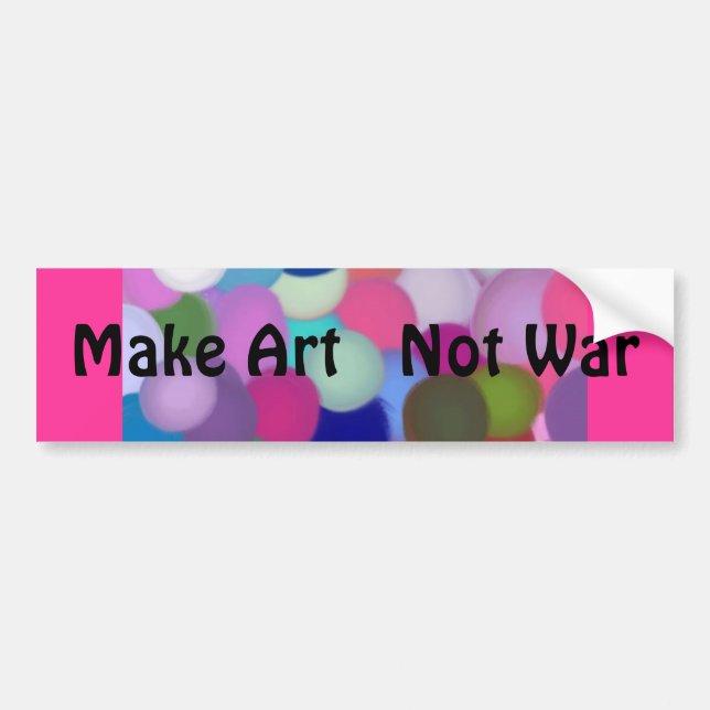Artful Circles  BumperSticker Bumper Sticker (Front)