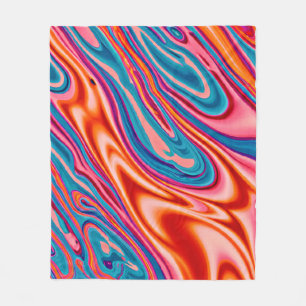 Artful Colour Scheme Fleece Blanket