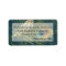 Artful Detail Peacock Feather Address Label