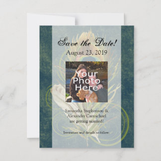 Artful Detail Peacock Wedding Save the Date