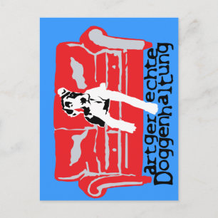 Artgerechte Doggenhaltung Postcard