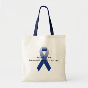 Arthritis Blue Ribbon Awareness Design 4 Tote Bag