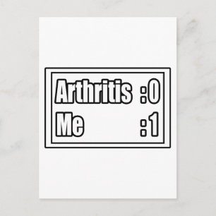 Arthritis Scoreboard Postcard