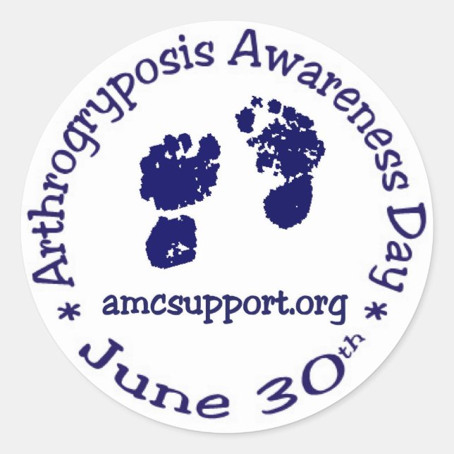 Arthrogryposis Awareness Day * June 30* Sticker (Front)