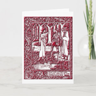 Arthur and the Lady of the Lake Greeting Card