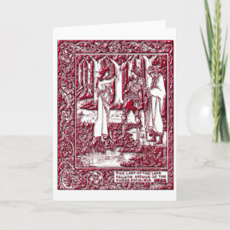 Arthur and the Lady of the Lake Greeting Card