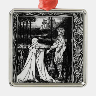 Arthur and the strange mantle metal ornament