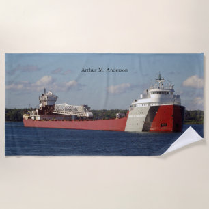 Arthur M. Anderson beach towel