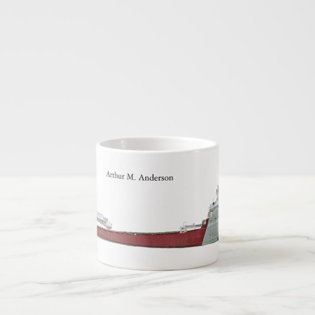 Arthur M. Anderson cutout espresso mug (Front)