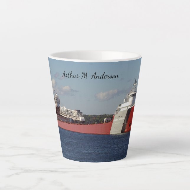 Arthur M. Anderson latte mug (Front)