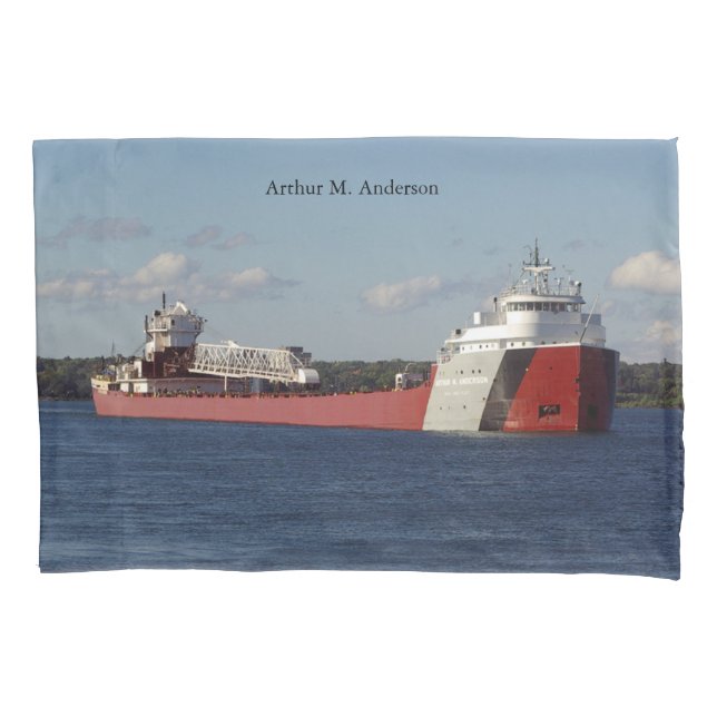 Arthur M. Anderson pillow case (Front)