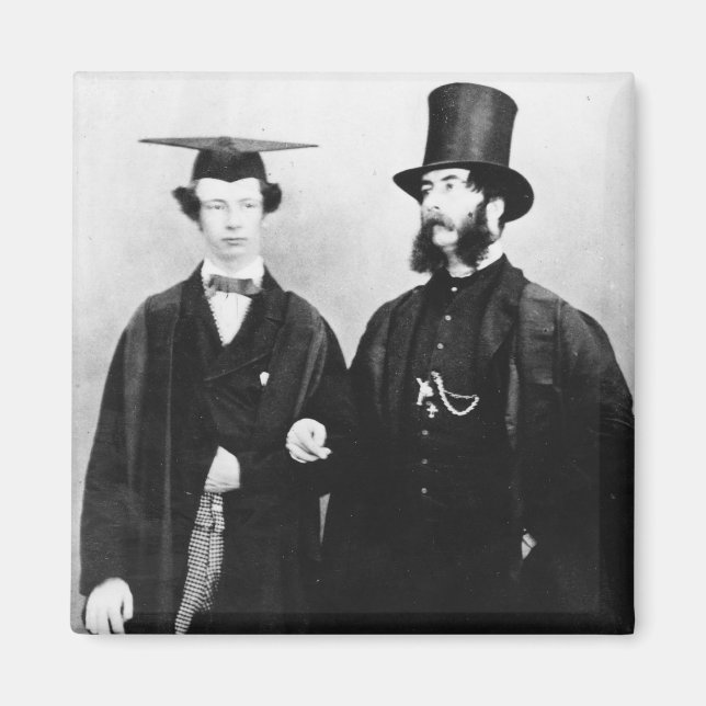 Arthur Munby and his father, c.1851 Magnet (Front)