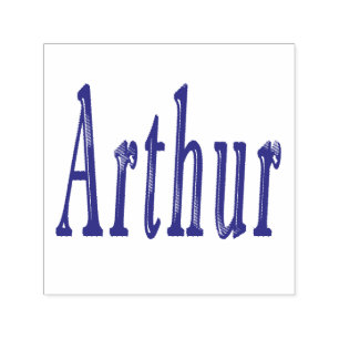 Arthur Name Logo, Self-inking Stamp