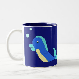 Arthur on Blue Background mug