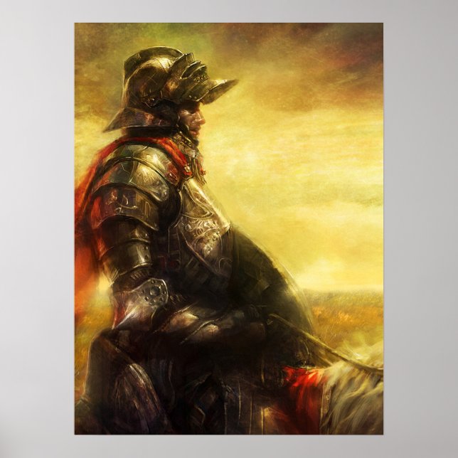 Arthur on his horse poster (Front)