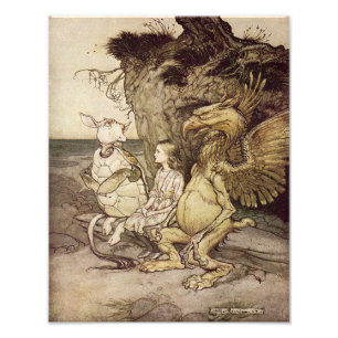 Arthur Rackham 1907 "That's Curious" Print