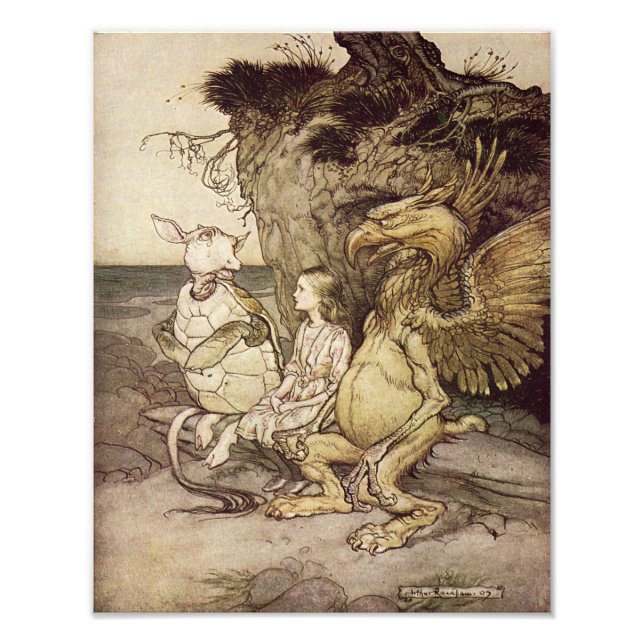 Arthur Rackham 1907 "That's Curious" Print (Front)